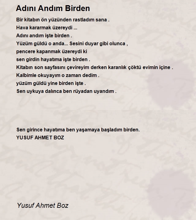 Yusuf Ahmet Boz