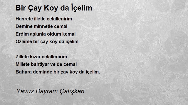 Yavuz Bayram Çalışkan