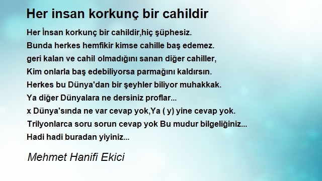 Mehmet Hanifi Ekici