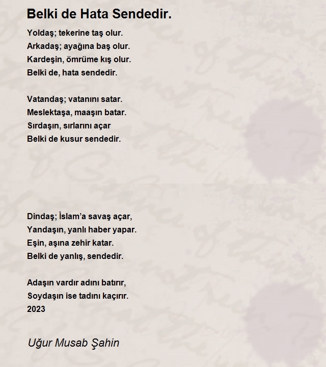 Uğur Musab Şahin