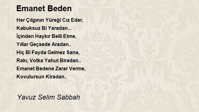 Yavuz Selim Sabbah