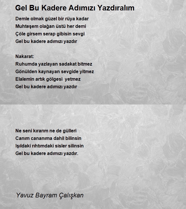 Yavuz Bayram Çalışkan