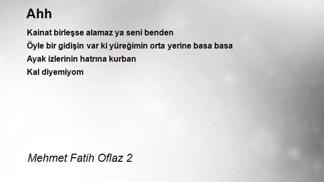 Mehmet Fatih Oflaz 2