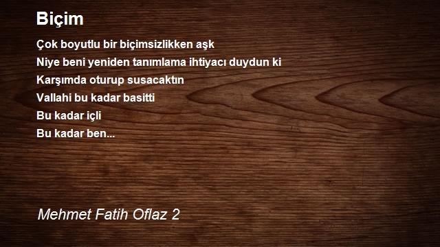 Mehmet Fatih Oflaz 2