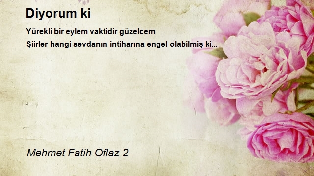 Mehmet Fatih Oflaz 2