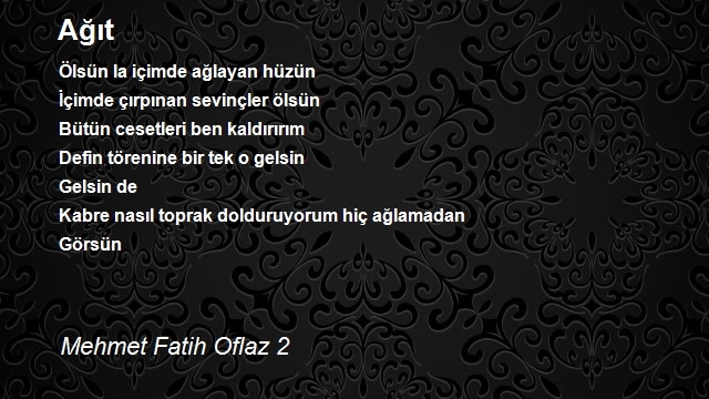 Mehmet Fatih Oflaz 2