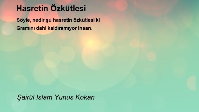 Şairül İslam Yunus Kokan