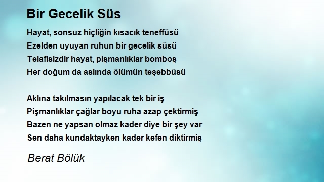 Berat Bölük