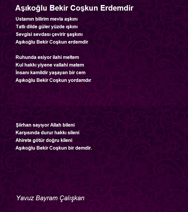 Yavuz Bayram Çalışkan