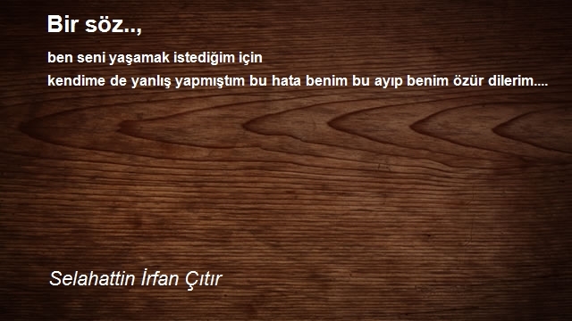 Selahattin İrfan Çıtır