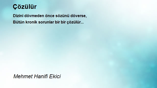 Mehmet Hanifi Ekici