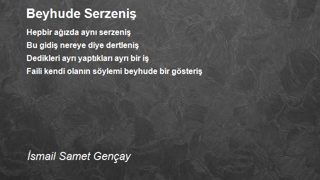 İsmail Samet Gençay