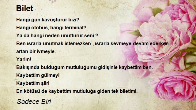 Sadece Biri