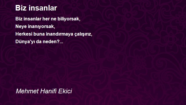 Mehmet Hanifi Ekici