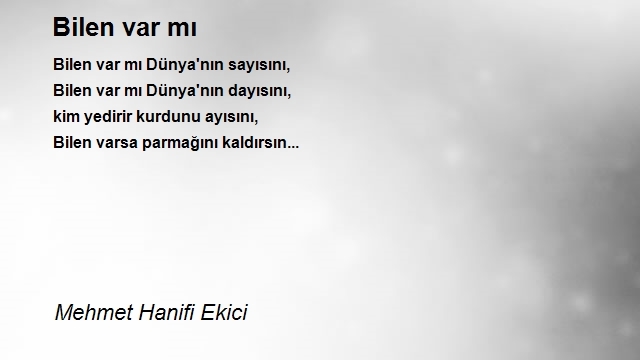 Mehmet Hanifi Ekici