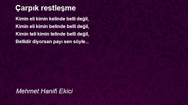 Mehmet Hanifi Ekici