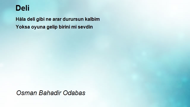 Osman Bahadir Odabas