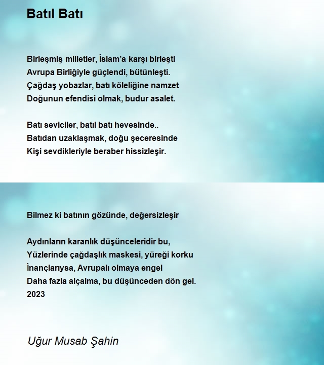 Uğur Musab Şahin