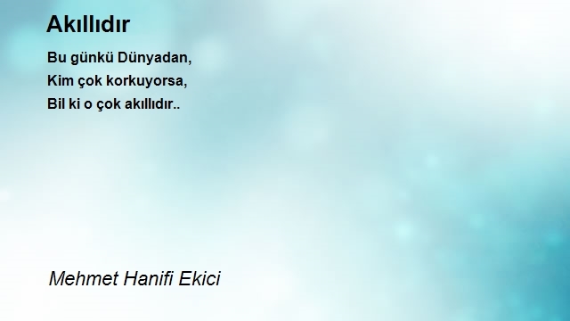 Mehmet Hanifi Ekici