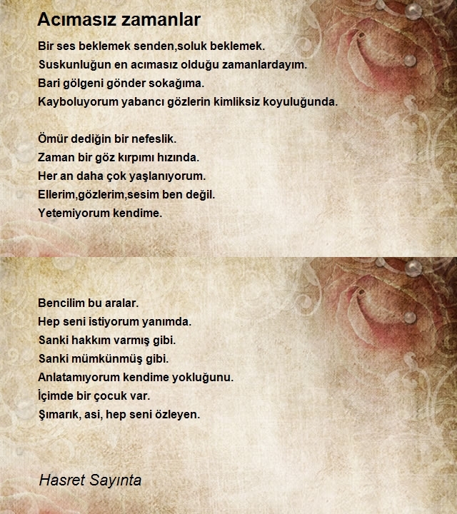 Hasret Sayınta