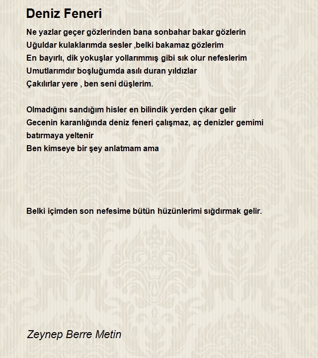 Zeynep Berre Metin