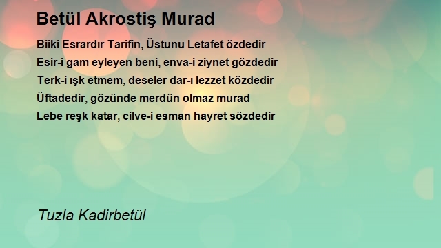 Muradıbetül Tuzla