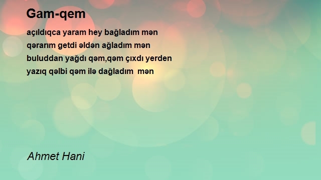 Ahmet Hani