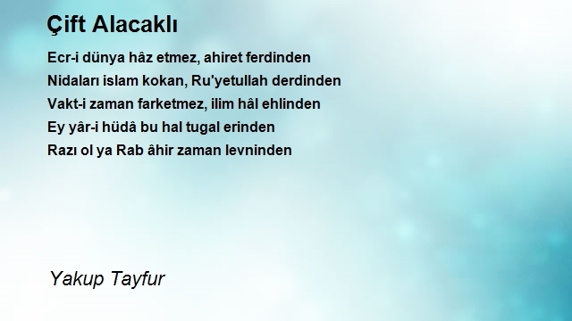 Yakup Tayfur