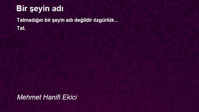 Mehmet Hanifi Ekici