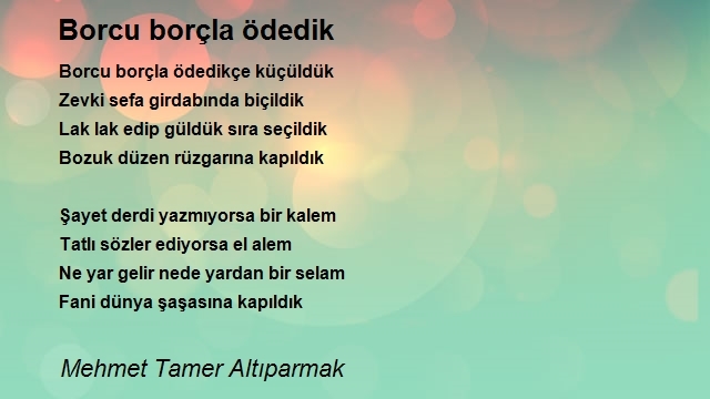 Mehmet Tamer Altıparmak