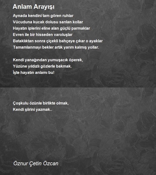 Öznur Çetin Özcan