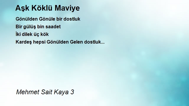 Mehmet Sait Kaya 3