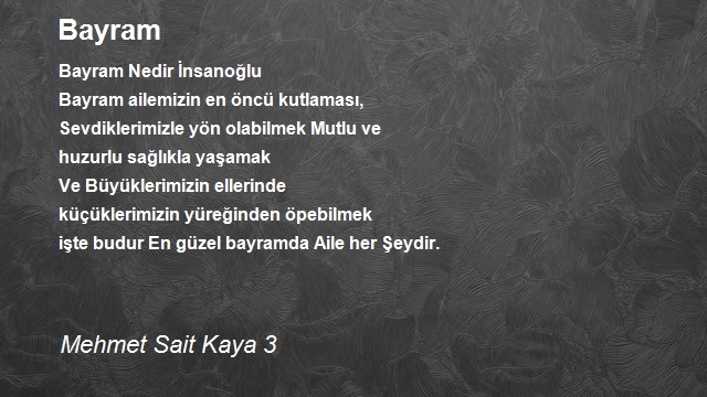 Mehmet Sait Kaya 3