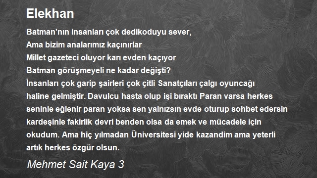 Mehmet Sait Kaya 3