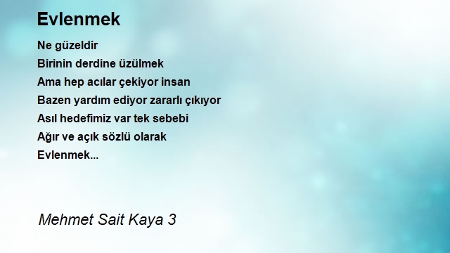 Mehmet Sait Kaya 3