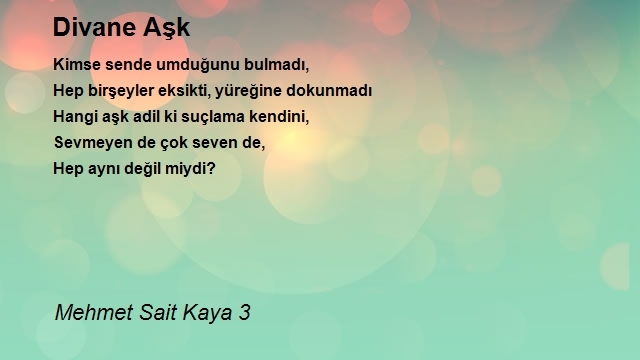 Mehmet Sait Kaya 3