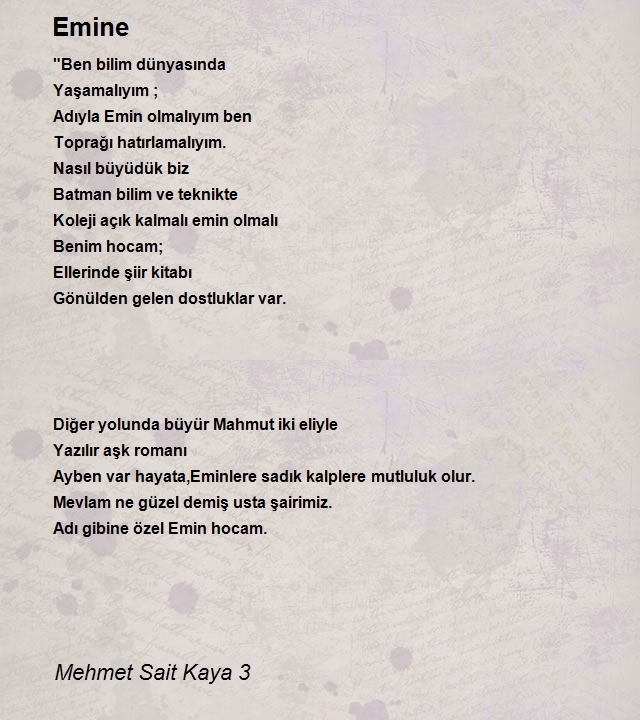 Mehmet Sait Kaya 3