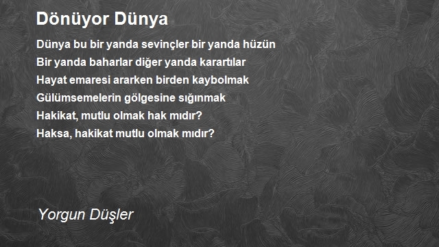 Yorgun Düşler