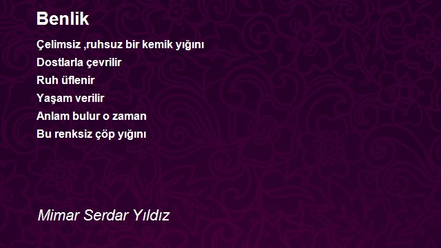 Mimar Serdar Yıldız