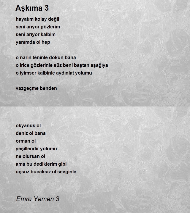 Emre Yaman 3