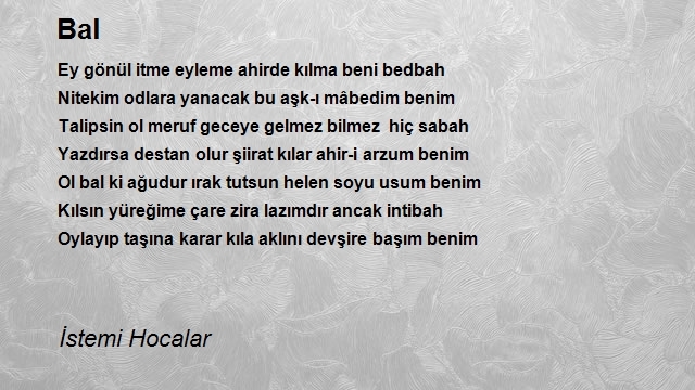 İstemi Hocalar