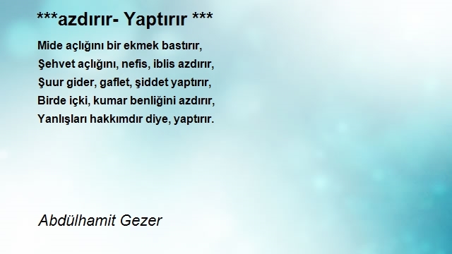 Abdülhamit Gezer