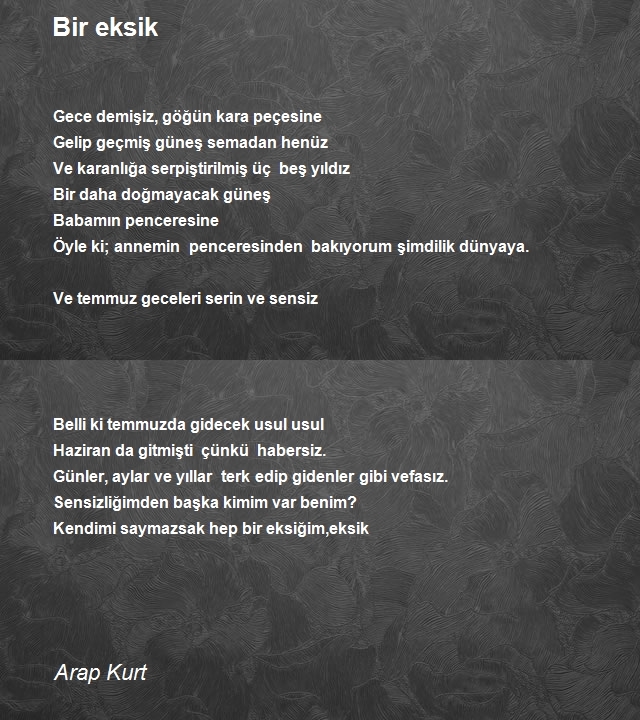 Arap Kurt