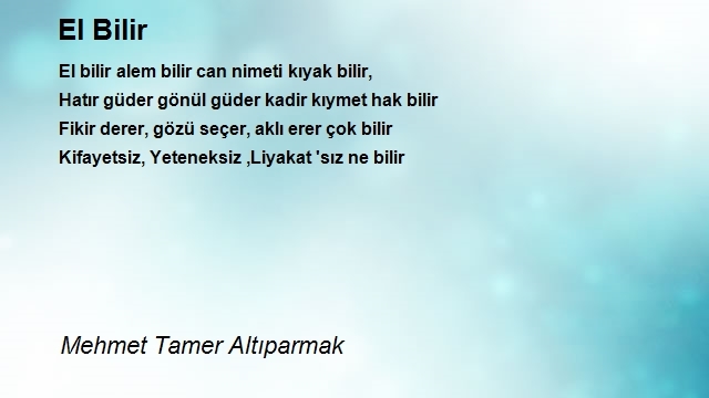 Mehmet Tamer Altıparmak