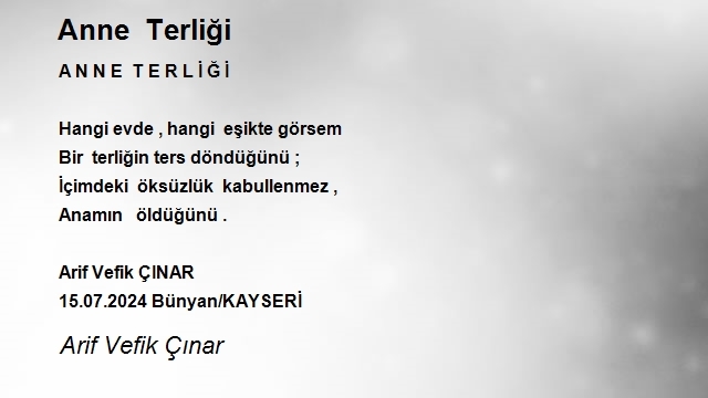 Arif Vefik Çınar