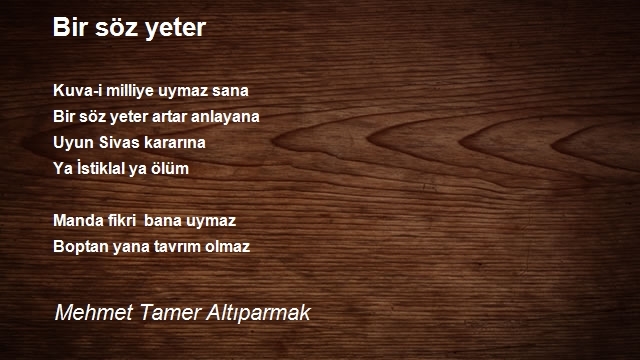 Mehmet Tamer Altıparmak