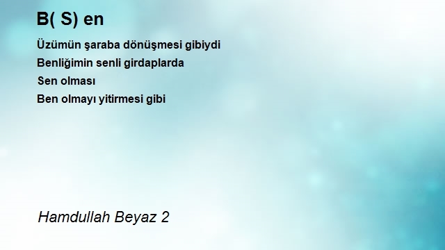 Hamdullah Beyaz 2