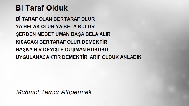 Mehmet Tamer Altıparmak