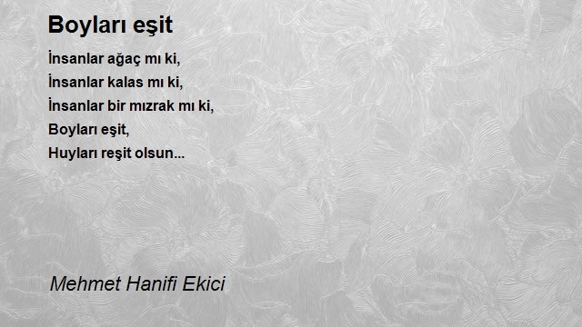 Mehmet Hanifi Ekici