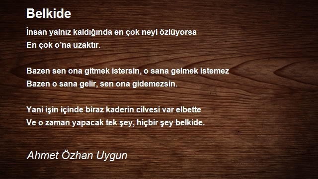 Ahmet Özhan Uygun